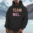 Team Mel 名前 パーカー