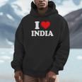 インド I Heart India I Love India パーカー
