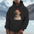 クリスマス ゴールデンレトリバー クリスマス ドッグツリー サンタハット リトリーバー 長袖tシャツ パーカー
