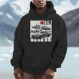 ディストレス Jdm レジェンズ レースカー 国旗 日本製 長袖tシャツ パーカー