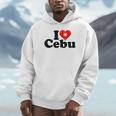 I Love Heart Cebu フィリピン諸島 パーカー