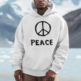 平和の印 平和のシンボル 世界平和 希望 調和 Peaceign World Peaceymbol Hope パーカー