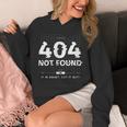 404 Error Not Found Humour パーカー