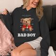 Bad Boy Teddy Bear Graphic tyle Fun パーカー