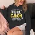 C2H5OH Fuel Chemistry Alcohol Molecule Science Humor Tank Top Unisex Hoodie