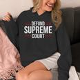 Defundupreme Court 政治的声明 長袖tシャツ パーカー