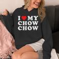 Dog I Love My Chow Chow Chow パーカー