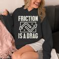 Physics Friction Is A Drag Punパーカー