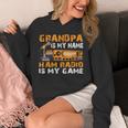 Grandpa Is My Name Ham Radio Is My Game Hamラジオ アマチュア無線 パーカー