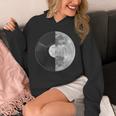 Half Mooninyl Record – Music Lover Lunar Graphic パーカー