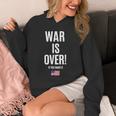 If You Want It War Is Over 反戦アメリカ国旗抗議 パーカー