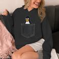 Linux Tux In A Pocket ポケットの中のlinuxタックス面白いペンギンsysadminit管理者 パーカー