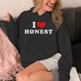 I Love Honest 私は愛する Honest パーカー