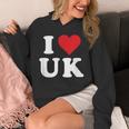 I Love Uk Initials I Heart UK First Last Name U K パーカー