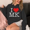 I Love ハート Mk パーカー