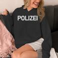 Polizei ドイツ警察 ドイツ法執行機関両面 長袖tシャツ パーカー