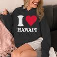 Red Heart I Love Hawai'i パーカー