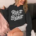 Risk It For The Brisket Bbqジョーク パーカー