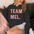 Team Mel 名前 パーカー