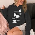We're All Mad Here 不思議の国のアリスtシャツデザイン パーカー