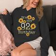 かわいいひまわり 92歳の誕生日 92歳の誕生日 長袖tシャツ パーカー