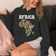 アフリカtシャツ 誇り高きアフリカ国旗大陸愛 パーカー