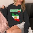 イランライオン太陽旗、イラン地図、イラン、イランの旗、イランの旗。 パーカー
