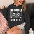 カセット No Music No Life Music Lover パーカー