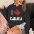 カナダ お土産 I Love Canada パーカー