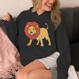 カワイイライオン 長袖tシャツ パーカー