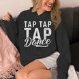 タップタップタップダンス 長袖tシャツ パーカー