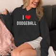 ドッジボール スポーツが大好き 面白いドッジボール愛好家 パーカー