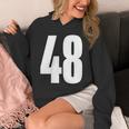 ナンバーフォーティーエイト 48 スポーツチーム制服 誕生日 48 パーカー