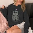 パリ、ルーブル美術館、手描きルーブル宮殿、フランス 長袖tシャツ パーカー