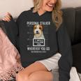 パーソナルストーカー犬ジャックラッセルテリア私はあなたに従います Jack Russell Terrier Dog 長袖tシャツ パーカー
