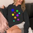 ポップ Dots カラフルドット 水玉【Pop】模様プリント アート おしゃれ パーカー