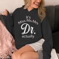 ミス・ミセス・ドクター、実はドクターへの感謝です 長袖tシャツ パーカー