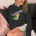 白腹 ケーク T-Rex 鳥ミーム 恐竜オウム 長袖tシャツ パーカー