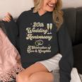 結婚20周年 夫婦 結婚20年 お祝い 長袖tシャツ パーカー