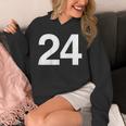 背番号24 番号付きシャツ番号 パーカー