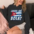 面白いキューバのハバナキューバの旗、アセレ・ケ・ボラ 長袖tシャツ パーカー