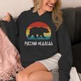 面白いロシア語 ロシアのクマのシルエット ロシア 長袖tシャツ パーカー