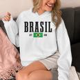 Brasil Est 1500 ブラジル ブラジリアン 国旗 プライド 長袖tシャツ パーカー
