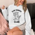 Crocodilelow Runners Club おもしろランニングマスコット 長袖tシャツ パーカー