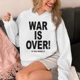 Exclusive War Is Over ご希望の場合限定ブラックプリント 長袖tシャツ パーカー