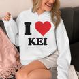 I Heart Keiファーストネーム I Love パーソナライズ パーカー