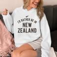 I'd Rather Be In New Zealand Nz Fern Kiwi ギフト パーカー