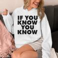 If You Know You Know パーカー