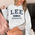 Lee Massachusetts Ma ビンテージスポーツデザイン ネイビー 長袖tシャツ パーカー