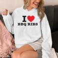 I Love Bbq リブ パーカー